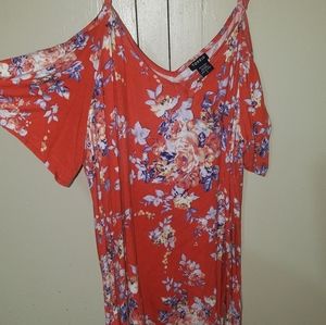 Torrid size 3x cold shoulder top